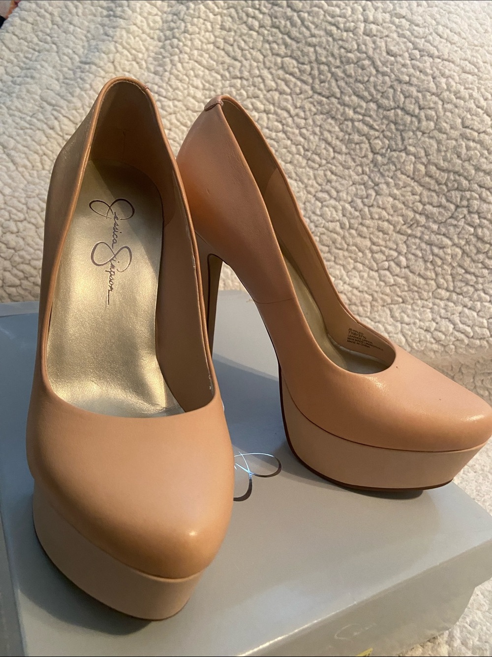 Jessica Simpson Blush Platform Pumps